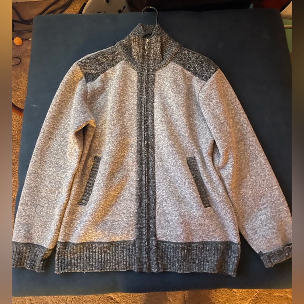 Warm men’s sweater jacket